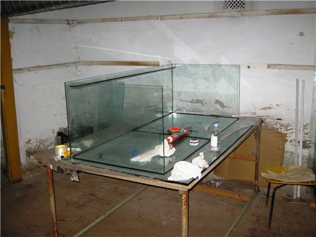 Ремонт каркасного аквариума